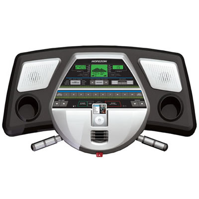horizon GS1040T treadmill review console