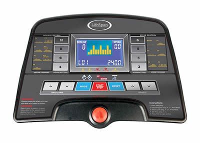 lifespan tr 2000 treadmill console