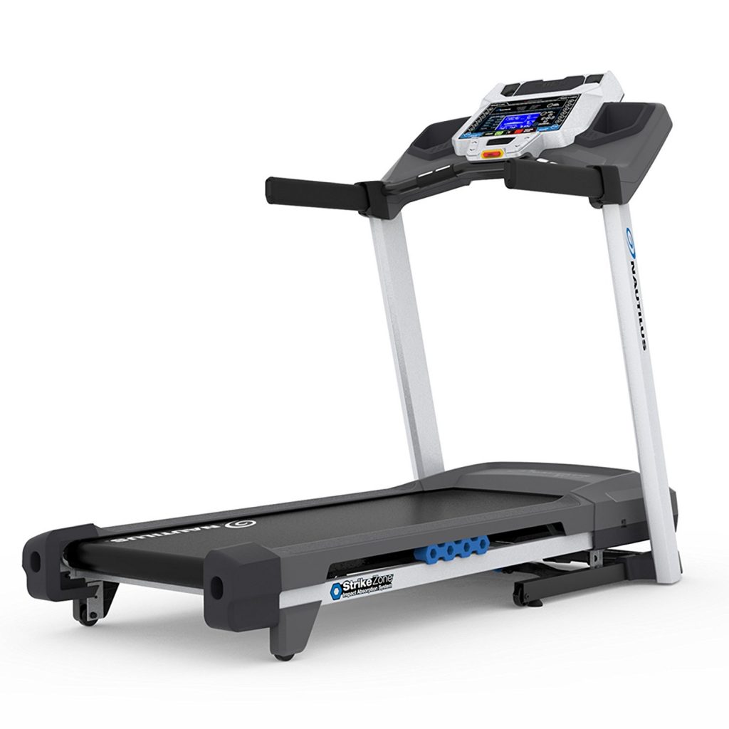 Nautilus T614 Treadmill With Blue Backlit LCD Display