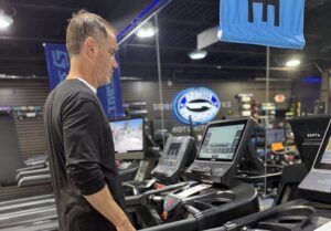 David Bloom testing a TRUE treadmill
